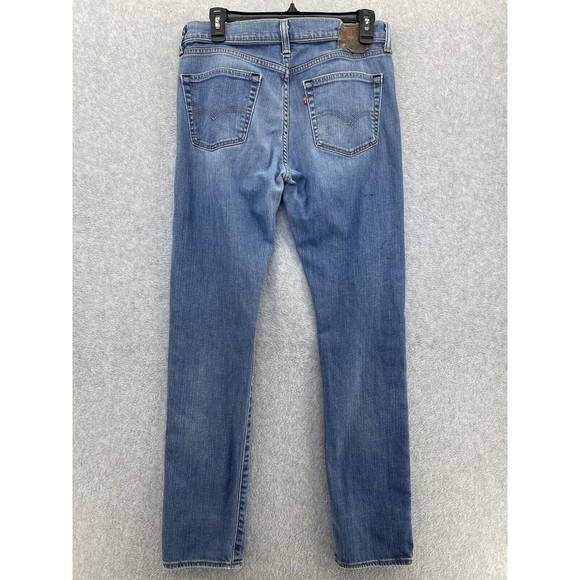 Levi's Men's Medium Wash Blue Denim Jeans Size 32x32 Tapered - Picture 2 of 12